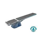 SR Smith Salt Pool Jump System With TrueTread Board Complete | 8' White with Gray Top Tread | 68-207-5782G