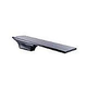 Inter-Fab 6' La Mesa Acrylic Base Only with Jig | Black | LAM6-2
