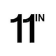 Inlays Depth Marker 5" Frost Proof Tile | 11 IN Non-Skid | CC620511