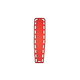 KEMP USA 18" Adult Spineboard | Red | 10-993-RED