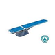 SR Smith Salt Pool Jump System With TrueTread Board Complete | 6' White with Blue Top Tread | 68-207-5762B
