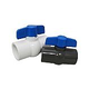 Lasco Commercial White MIP Ball Valve 2-1/2" White PVC with EPDM SxS | V27491N