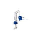 Aqua Creek Spa Lift Elite | No Anchor | White Powder Coat with Blue Seat | F-006SLE