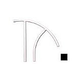 Saftron Triton Series Return to Deck Mounted Handrail | .25" Thickness 1.90" OD | 30"W x 36"H | Black | TRTD-130-BK