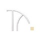 Saftron Triton Series Return to Deck Mounted Handrail | .25" Thickness 1.90" OD | 30"W x 36"H | Beige | TRTD-130-B