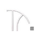Saftron Triton Series Return to Deck Mounted Handrail | .25" Thickness 1.90" OD | 30"W x 36"H | Gray | TRTD-130-G