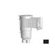 AquaStar Flow Star Water Bonded Skimmer with Water Stop Face Float Assembly Basket Lid and Adjustable Collar | Black | SKR15102
