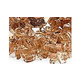 American Fireglass One Fourth Inch Premium Collection | Champagne Reflective Fire Glass | 10 Pound Jar | AFF-CHAMRF-J