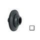 AquaStar Three Piece Directional Eyeball Fitting | 1" Knock-In | with Flange/Slotted Orifice | White | 5401