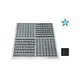 AquaStar Four 12" Square Flat Grates with Screws (VGB Series) | Black | 24NF102