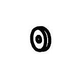 Coverstar Round Plastic Spacer 3/16" thick x 3/4" diameter | M3928
