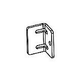 Coverstar Bracket Pulley Vert Single | M3704