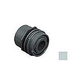 AquaStar Choice Flush Mount Return/Water Barrier with 1.5" Socket | Light Gray | JE3103