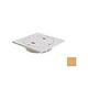 AquaStar Square Skimmer Frame with Round Snap-in Lid and Collar | Tan | SK65108