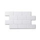 Cepac Tile Contour Flat Series | Matte White | CON-2F