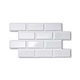 Cepac Tile Contour Beveled Series | Glossy White | CON-1B