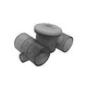 Balboa Hydro-Air Hydro Jet Standard Wall Fitting Assembly w/o Nut (5/BAG) | 10-5100WHT