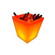 Main Access Fiji LED Large Square Ice Bucket or Planter | 131780