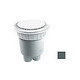 AquaStar 10" Round Suction Outlet Cover | with Solid Riser Ring with 2 Port Double Deep Sump Bucket (VGB Series) | Dark Gray | 10AVR105B