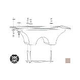 Inter-Fab 6' Los Arcos Acrylic Base Only with Jig | Tan | LOS6-7