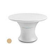 Ledge Lounger Affinity Collection 48" Round Outdoor Dining Table | Tan | LL-AF-DT-48RD-TN