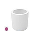 Ledge Lounger Affinity Collection Outdoor Round Planter | Small 23" W x 24" H | Purple | LL-AF-P-24RD-P