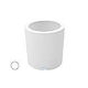 Ledge Lounger Affinity Collection Outdoor Round Planter | Medium 29" W x 30" H | White | LL-AF-P-30RD-W