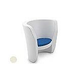 Ledge Lounger Affinity Collection Outdoor Chair Seat Cushion | Standard Fabric Oyster | LL-AF-CR-SC-STD-4642