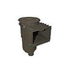 Hayward 2" x 2.25" Dark Gray Skimmer for Gunite In Ground Pools | SP1072S2DGR