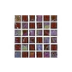 National Pool Tile Equinox 1x1 Glass Tile | Amber Rust | EQX-AUTUMN