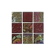 National Pool Tile Equinox 2x2 Glass Tile | Amber Rust | EQX-AUTUMN2X2