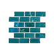 National Pool Tile Equinox 1x1 Glass Tile | Verde | EQX-EVERGREEN