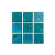 National Pool Tile Equinox 2x2 Glass Tile | Verde | EQX-EVERGREEN2X2