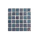 National Pool Tile Equinox 1x1 Glass Tile | Black Steel | EQX-OBSIDIAN