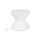 Ledge Lounger Signature 22" Side Table + Lid | White | LL-SG-ST-22LNH-W