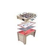 Hathaway Madison 54-Inch 6-In-1 Multi-Game Table | NG5017 BG5017