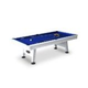 Hathaway Alpine 8-Ft. Outdoor Pool Table | White with Blue Felt | BG3147