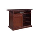 Hathaway Ridgeline 5-Ft. Hardwood Home Bar with Storage | Mahogany Finish | NG2728 BG2728