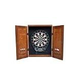 Hathaway Brookline Electronic Dartboard Cabinet Set | Walnut | NG5004 BG5004
