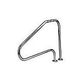 Inter-Fab Deck Top Mounted D4D 4 Bend Stair Rail | 1.90" x .065" Thickness 316L Marine Grade Stainless Steel | D4D065-MG