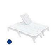 Ledge Lounger Mainstay Collection Double Chaise | Navy | LL-MS-DBC-NY