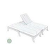 Ledge Lounger Mainstay Collection Double Chaise | Sage Green | LL-MS-DBC-SG