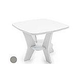Ledge Lounger Mainstay Collection Square Outdoor Side Table | Gray | LL-MS-ST-SQ-GRY
