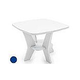 Ledge Lounger Mainstay Collection Square Outdoor Side Table | Navy | LL-MS-ST-SQ-NY