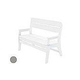 Ledge Lounger Mainstay Collection Outdoor Bench | Gray | LL-MS-BA-GRY