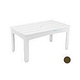 Ledge Lounger Mainstay Collection Rectangular Outdoor Dining Table | 75" x 36" | Brown | LL-MS-DT-75RT-BN