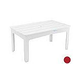Ledge Lounger Mainstay Collection Rectangular Outdoor Dining Table | 75" x 36" | Red | LL-MS-DT-75RT-RD