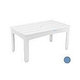 Ledge Lounger Mainstay Collection Rectangular Outdoor Dining Table | 75" x 36" | Sky Blue | LL-MS-DT-75RT-SB