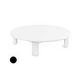 Ledge Lounger Mainstay Collection Outdoor Round Coffee Table | Black | LL-MS-CT-RD-BK