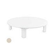 Ledge Lounger Mainstay Collection Outdoor Round Coffee Table | Cloud | LL-MS-CT-RD-CD